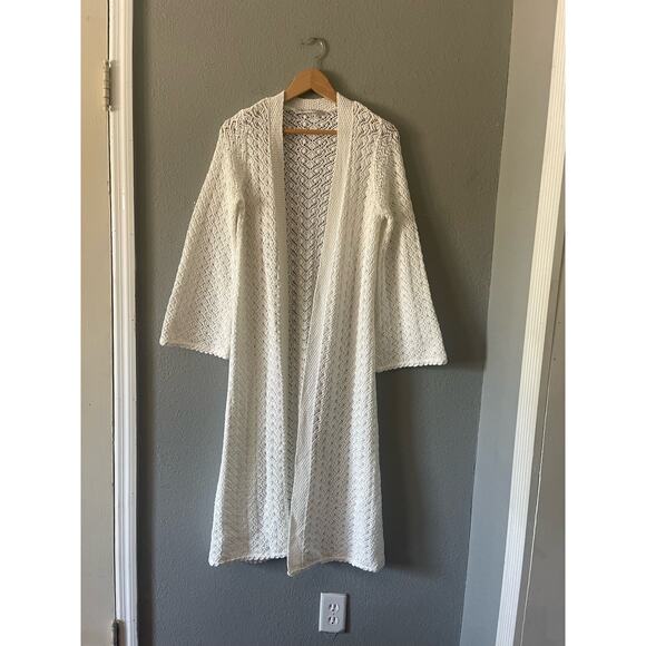 Trina Turk Crochet Long Cardigan‎ - Picture 2 of 7